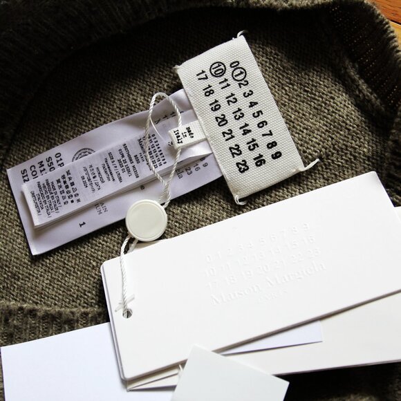 BNWT SS25 MAISON MARGIELA KNIT STOLE VEST S - Picture 8 of 13